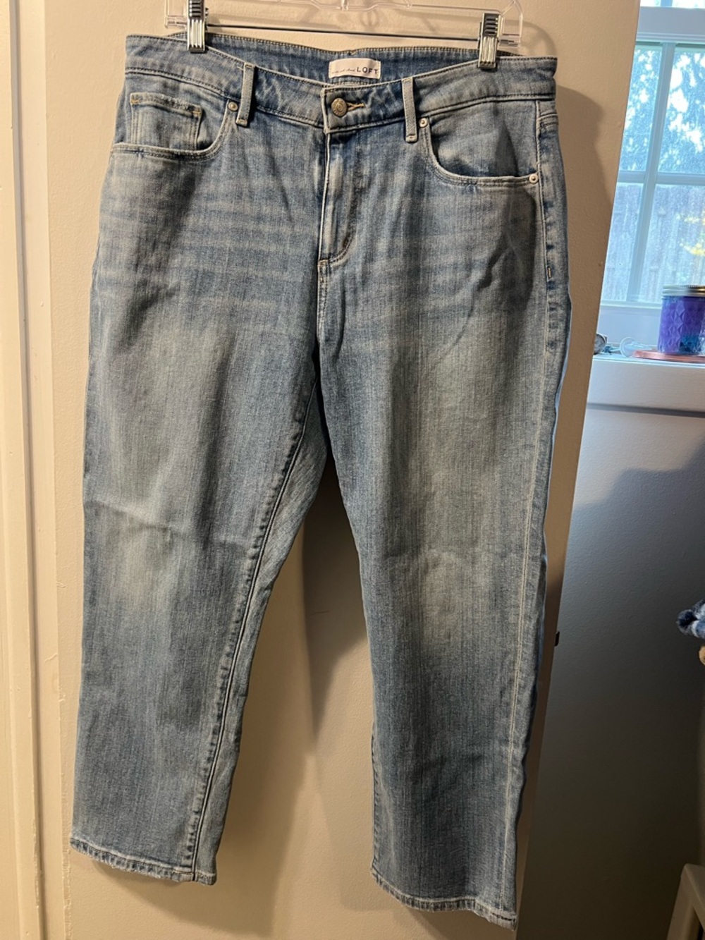 Loft Light Wash Cropped Jeans